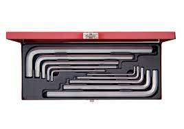 KING TONY ALLEN KEY SET 10PC EXTRA LONG 3 17MM | 20210MR