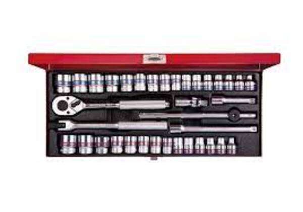 KING TONY SOCKET SET 3/8 METRIC & IMPERIAL 36PC | 3036CR