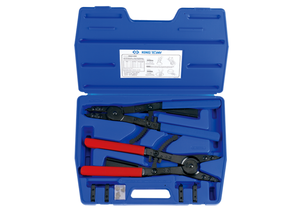 KING TONY PLIERS CIRCLIP 406MM INTERCHANGEABLE TIPS 11PC | 45211PP