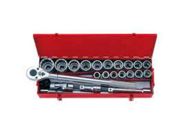 KING TONY SOCKET SET 21PC 3/4 21 50MM 12P | 6023MR