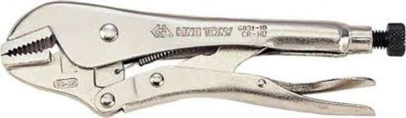 KING TONY VICE GRIP 250MM STRAIGHT JAW 6031-10N