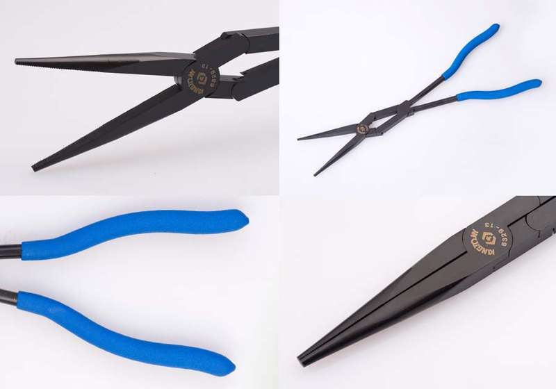 KING TONY Double Joint Long Nose Pliers 6329-13C