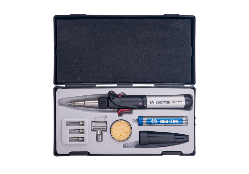 KING TONY  6BC3007  8 PC. Gas Soldering Iron Set