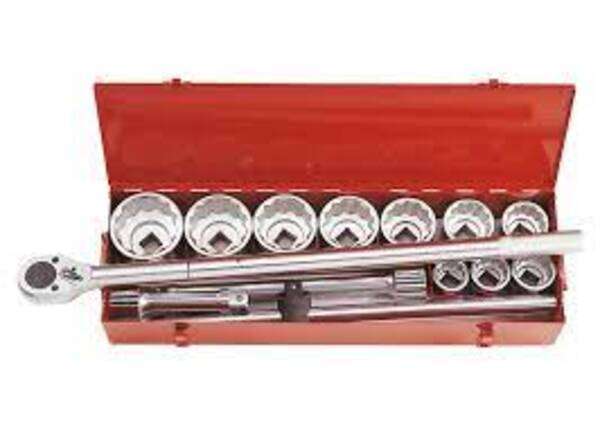 KING TONY SOCKET SET 14PC 1 36 80MM 12P | 8015MR