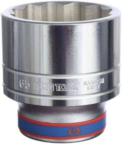 KING TONY SOCKET STANDARD 1 X 65MM 12P | 833065M