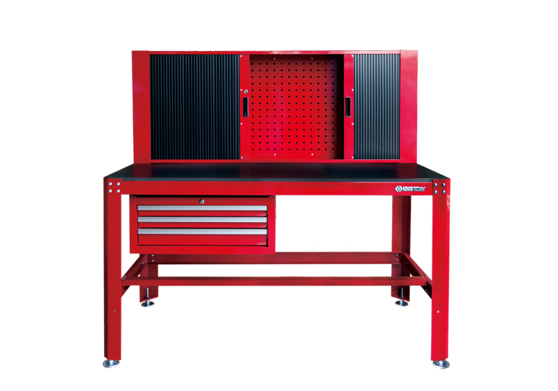 KING TONY 87512 WORKBENCH 3 DRAWERS & WALL CABINET