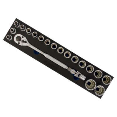 KING TONY SOCKET SET 20PC 1/2 EPE FOAM | 9 4219MRG05