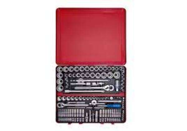 KING TONY SOCKET SET COMBINATION 1/4 3/8 & 1/2 135 PC | 9033CR