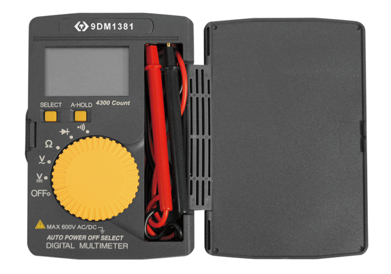 KING TONY POCKET TYPE DIGITAL MULTIMETER 4V 600V | 9DM1381
