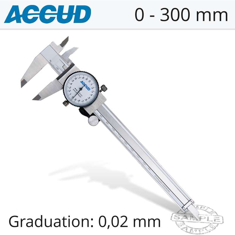 ACCUD DIAL CALIPER 300MM- AC101-012-21