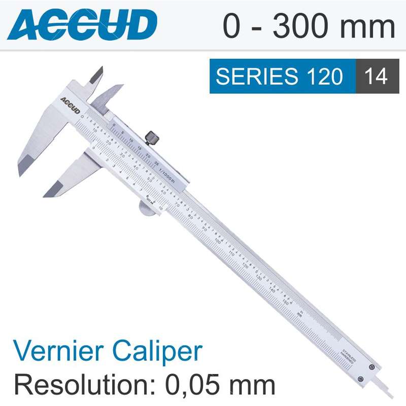ACCUD VERNIER CALIPER 300MM- AC120-012-14