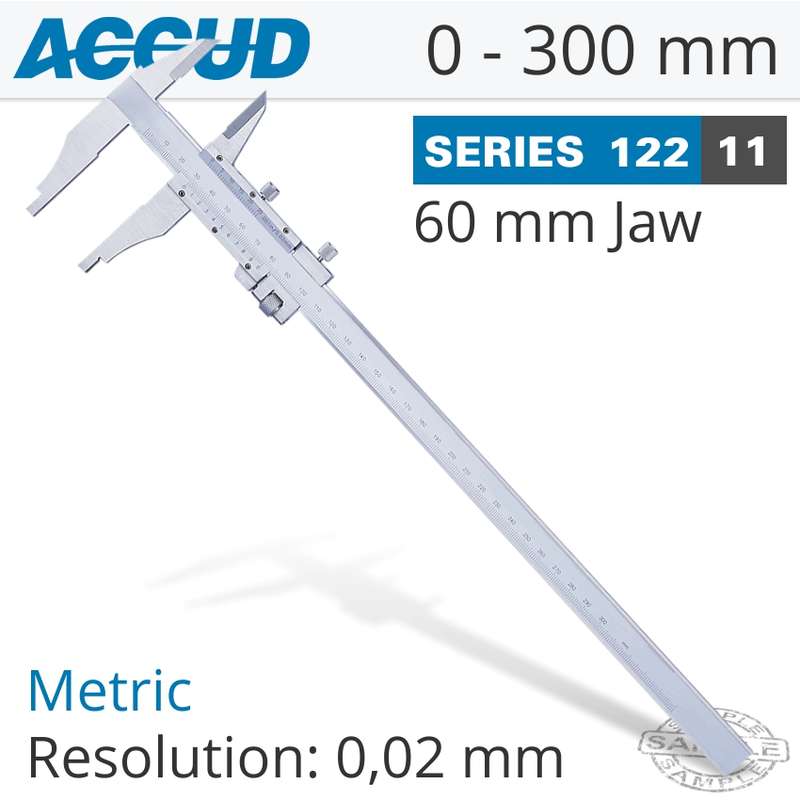 ACCUD VERNIER CALIPER 300MM FINE ADJ- AC122-012-11