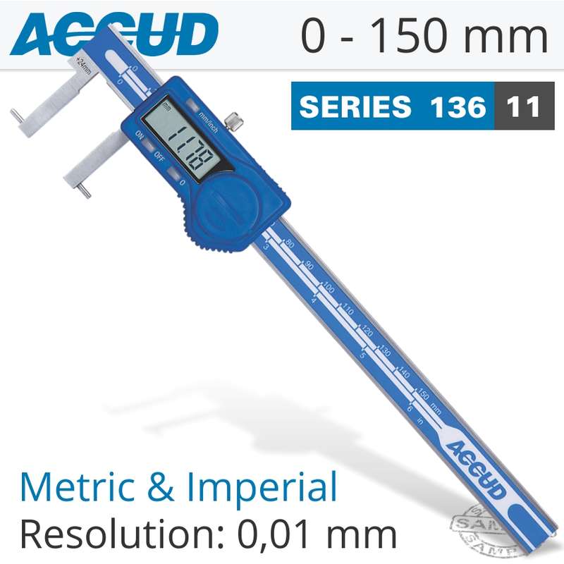 ACCUD DIG. CALIPER 24-150MM- AC136-006-11