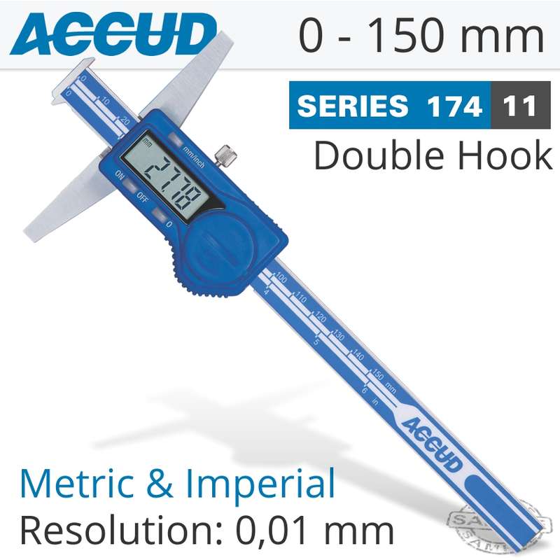 ACCUD DIG. CALIPER 150MM- AC174-006-11