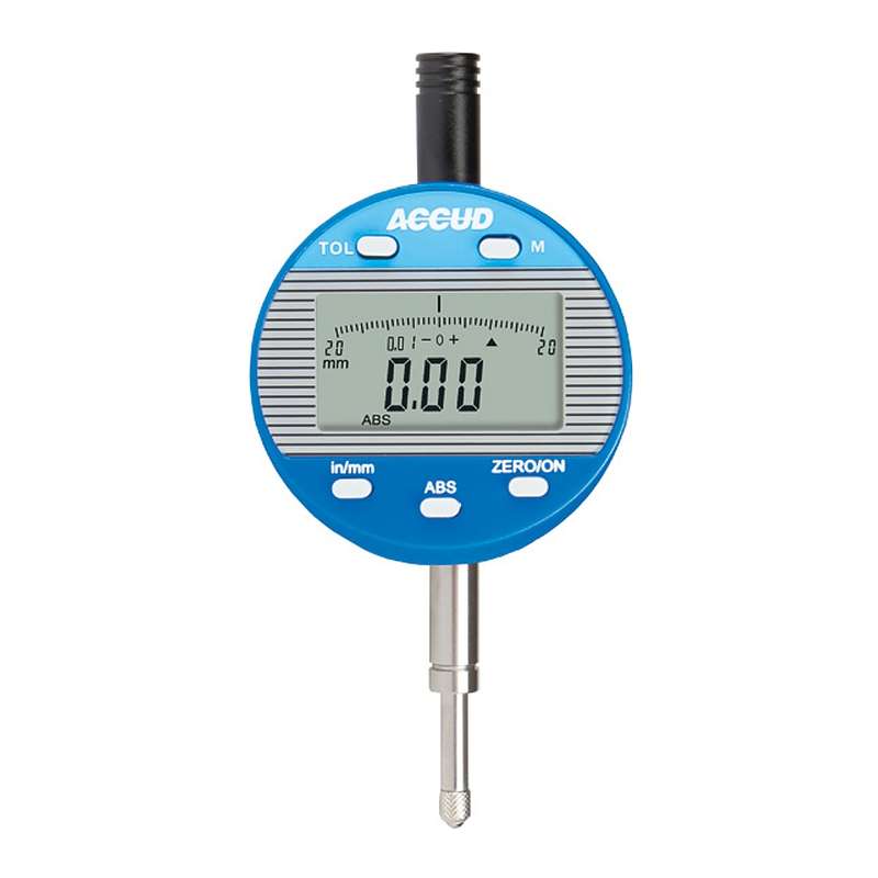 ACCUD DIG. INDICATOR FLAT & LUG BACK 25.4MM- AC211-025-03