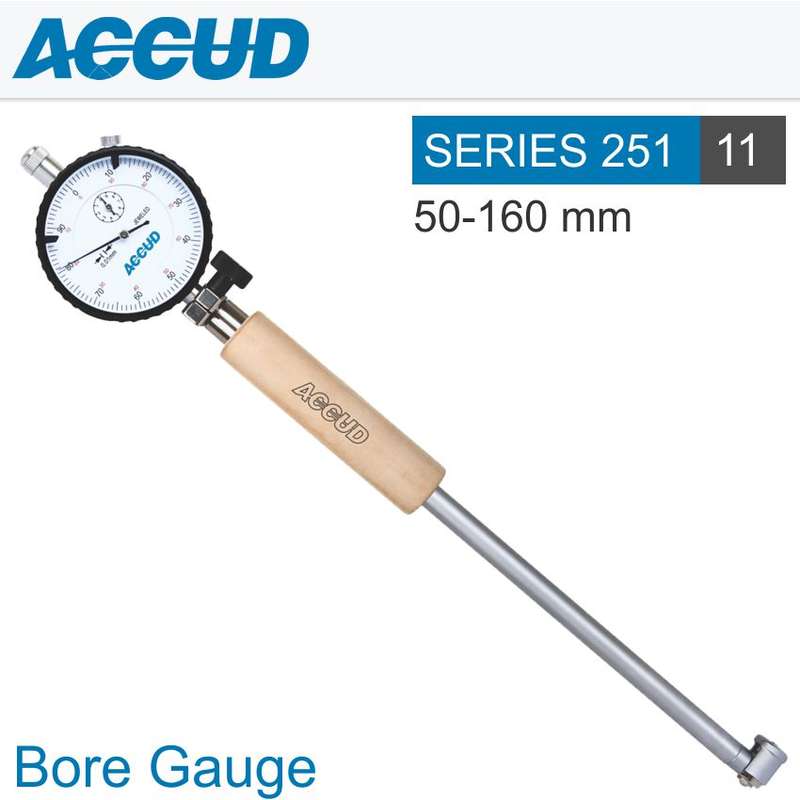 ACCUD DIAL BORE GAUGE 50-160MM- AC251-160-11