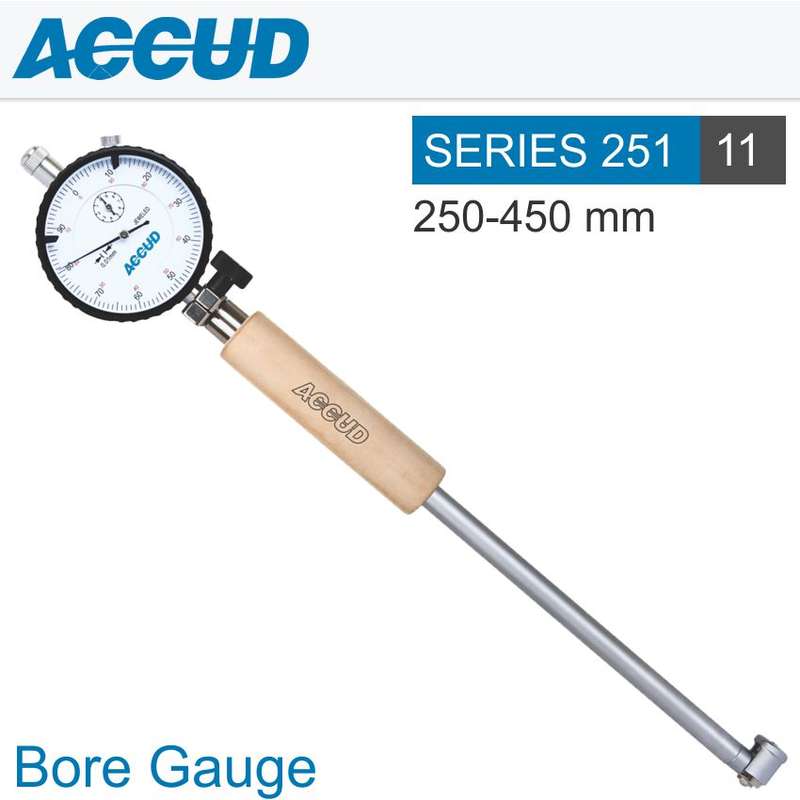 ACCUD PRECISION DIAL BORE GAUGE 250-450MM 0.018MM ACC. 0.001MM GRAD.- AC251-450-11
