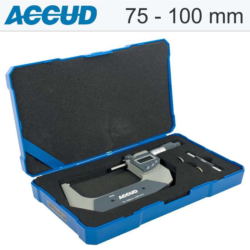 ACCUD DIG. OUTSIDE MICROMETER 75-100MM- AC313-004-02