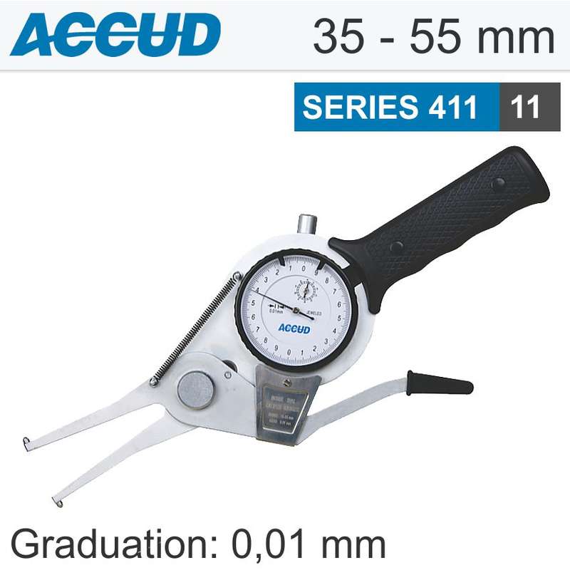 ACCUD INT. DIAL CALIPER GAUGE 35-55MM- AC411-055-11