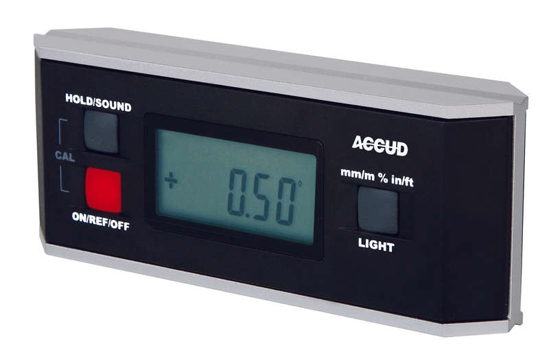 ACCUD DIGITAL LEVELER 360DEG 150X60MM 0.05 DEG. RES. AL FRAME- AC722-360-01
