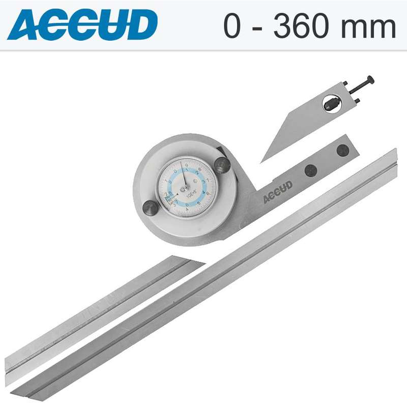 ACCUD UNIVERSAL PROTRACTOR 360 DEG- AC816-360-01