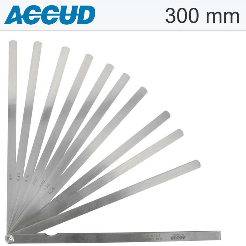 ACCUD LONG FEELER GAUGE 300MM- AC915-100-13