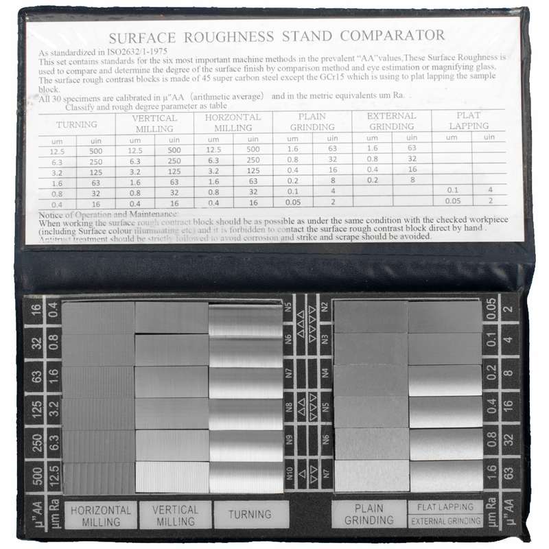 ACCUD SURFACE ROUGHNESS SPECIMEN- ACRC30