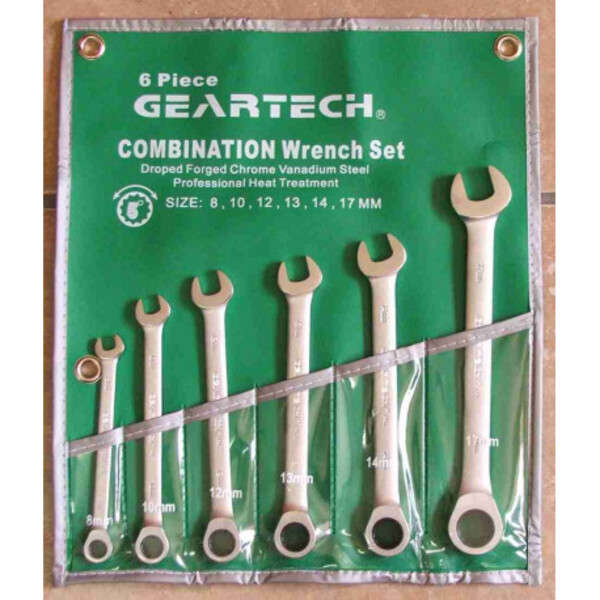 Micro-Tec 6Pcs Wrench Ratchet 8-17mm | GLTS0006