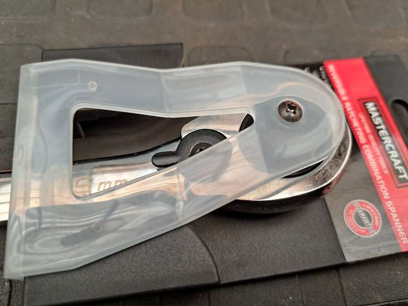 MASTERCRAFT REVERSIBLE RATCHET SPANNER 19mm
