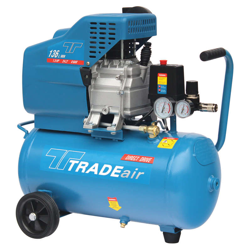MCFRC100        COMPRESSOR T/AIR 24LT D/D1.5HP        Tradeair