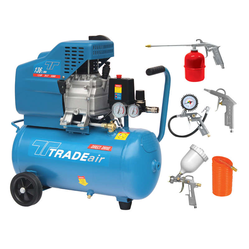 MCFRC108        COMPRESSOR HOBBY MASTER 24LT        Tradeair