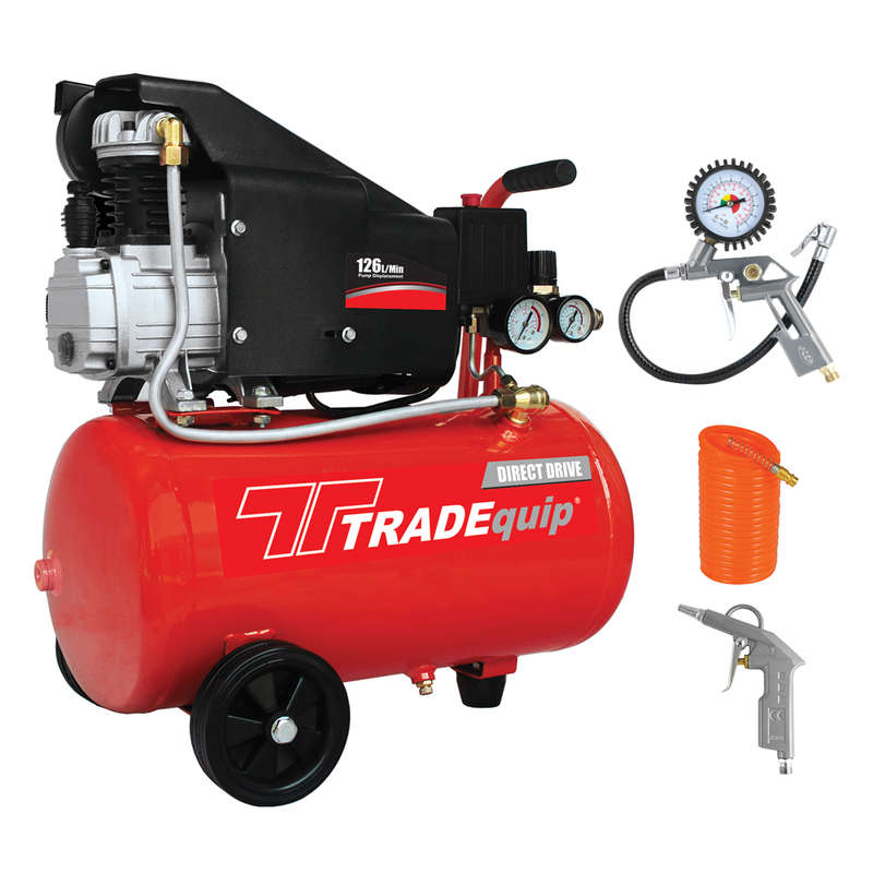 MCFRC115        COMP/HOBBY AIR 24LT D/D 1.5HP        Tradequip