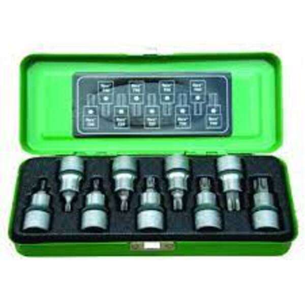 Micro-Tec 9Pcs Sockets 1/2 Torx T20-T60 | MTBS9