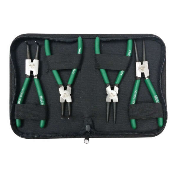 Micro-Tec 4Pcs Pliers Circlip 250mm Pouch | P1310