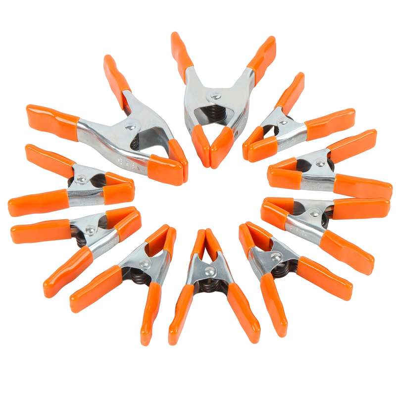 PONY 10PC STEEL SPRING CLAMP SET 8X1"20MM &AMP; 2X2"50MM - AC93201
