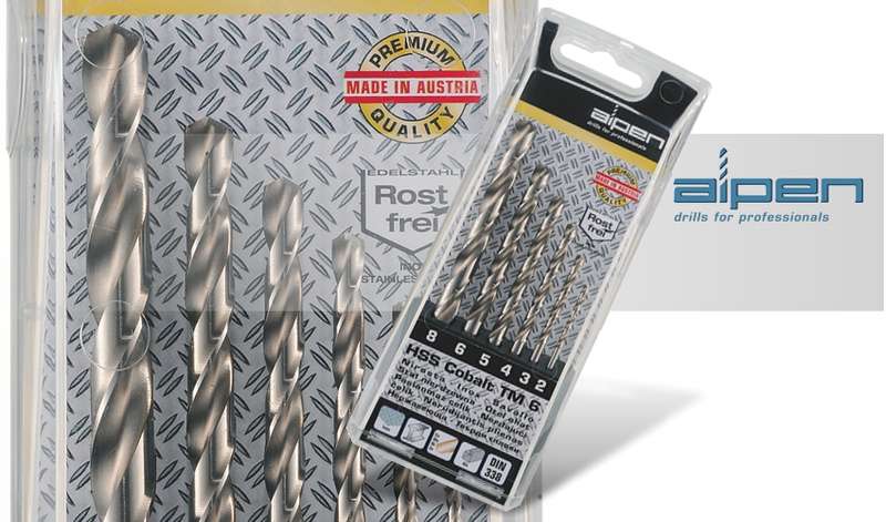 ALPEN - COBALT DRILL BIT SET 6 PIECE 2-8MMALP TM6-1