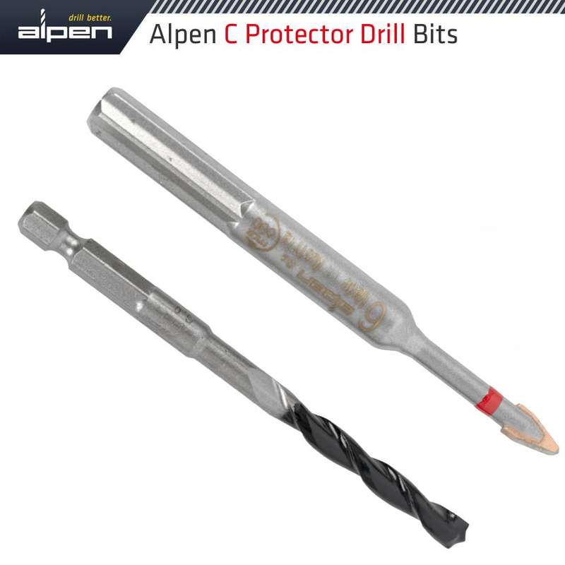 ALPEN - 6.0MM X2 CONCRETE C PROTECTOR DRILL BITSALP30306