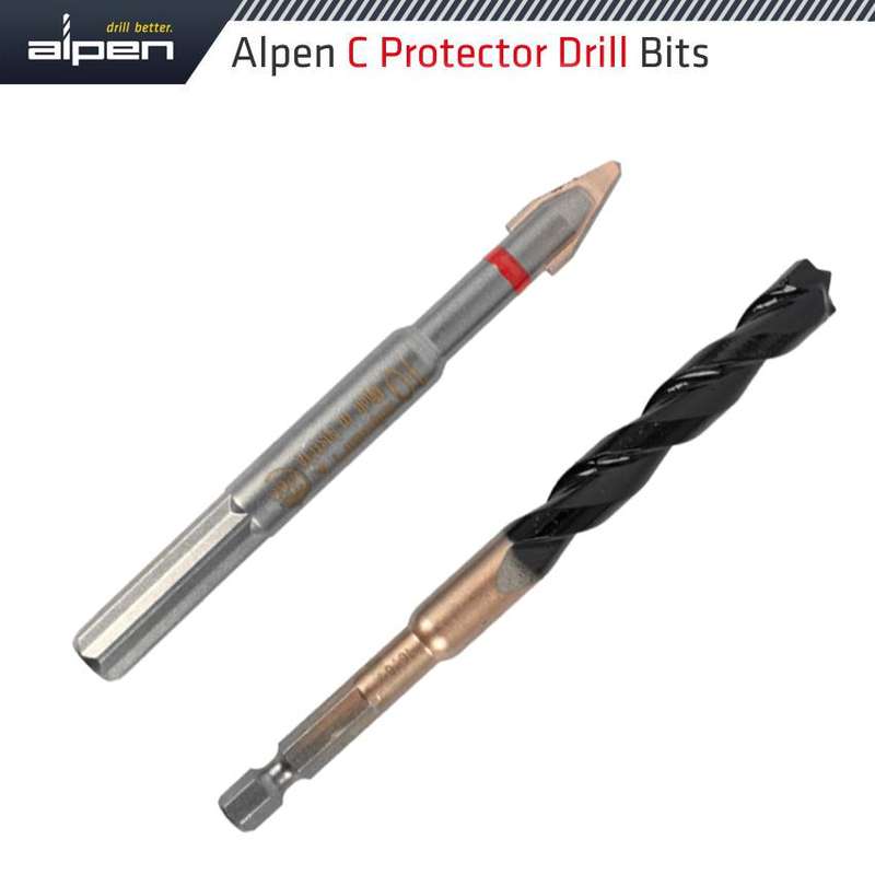 ALPEN - 10.0MM X2 CONCRETE C PROTECTOR DRILL BITSALP30310