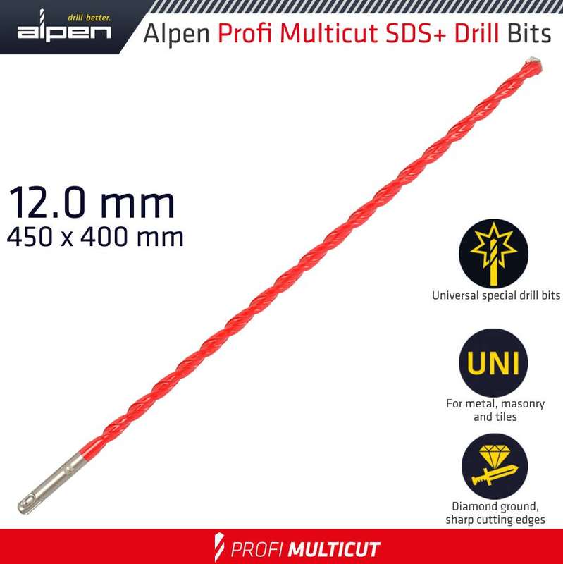 ALPEN - PROFI MULTICUT SDS+ SHANK PLW 12 X 450ALP579012