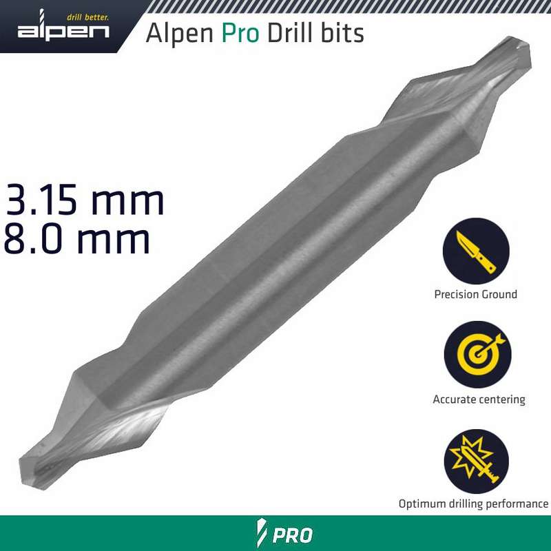 ALPEN - SC CENTREDRILL 3.15X8.00ALP65250031