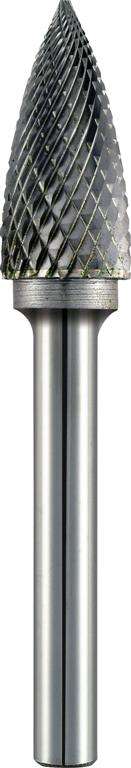 ALPEN - TC ROTARY BURR 6MM ARC POINTED NOSE FOR HARD METALSALP78066106