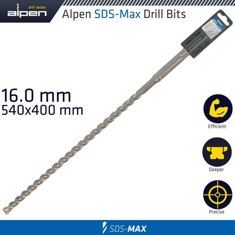 ALPEN - SDS MAX DRILL BIT 540X400 16MMALP89116