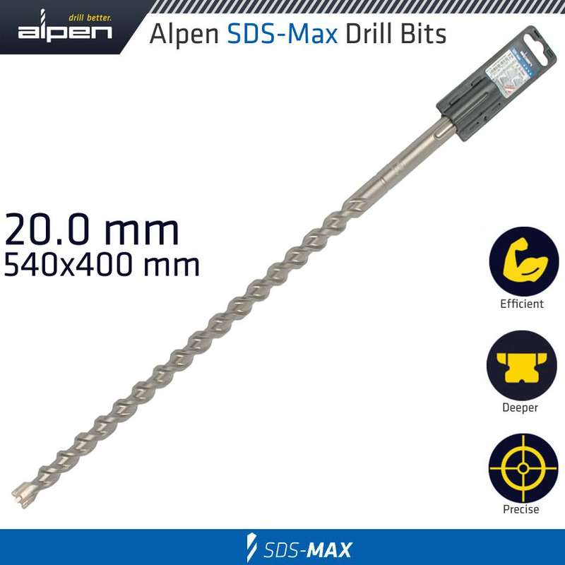 ALPEN - SDS MAX DRILL BIT 520X400 20MMALP89120