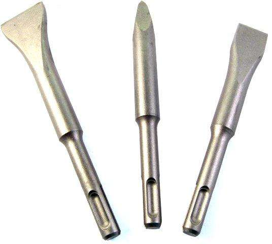 ALPEN - SDS SHORT CHISEL SET PLASTIC TUBE POINT X140MM FLAT 20X140 WIDE 30X140ALP980000131