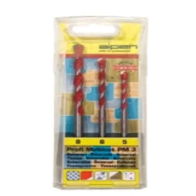 ALPEN ALP PM3 MULTICUT 3 PIECE DRILL BIT SET
