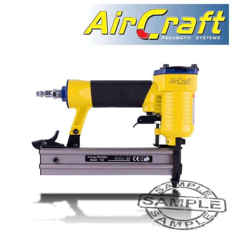 AIRCRAFT - AIR NAILER 18G 10-32MM BRAD NAIL 100PC CAP. (F32)AT0001