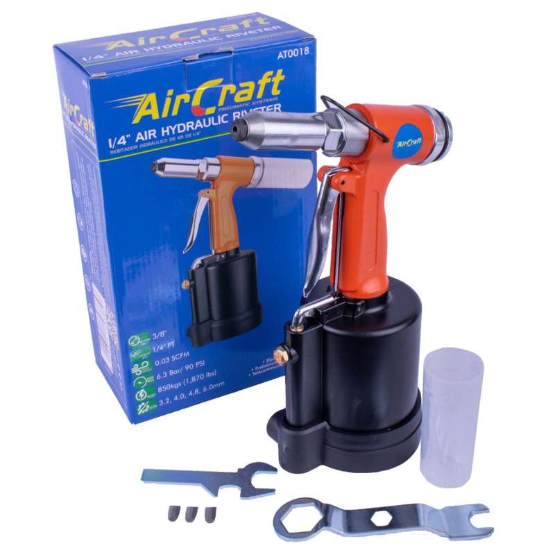 AIRCRAFT - AIR HYDRAULIC RIVETER 1/4"  PROFESSIONALAT0018