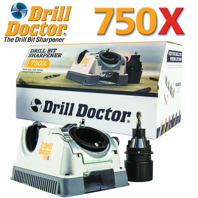 DRILL DOCTOR SHARPENER 2.5-19MM W/GRINDING ATTACHMENT - DD750XI