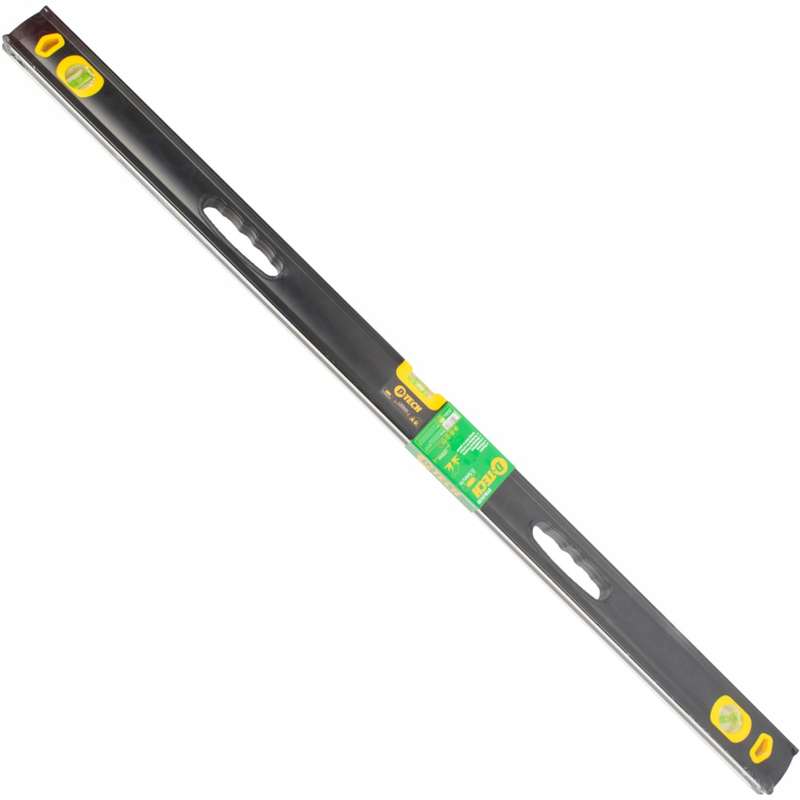 D-TECH - SPIRIT LEVEL BEAM 1200MM X 1.6MM 3 X VIAL 0.5MM ACCUR. ALUM.        DTSL0120
