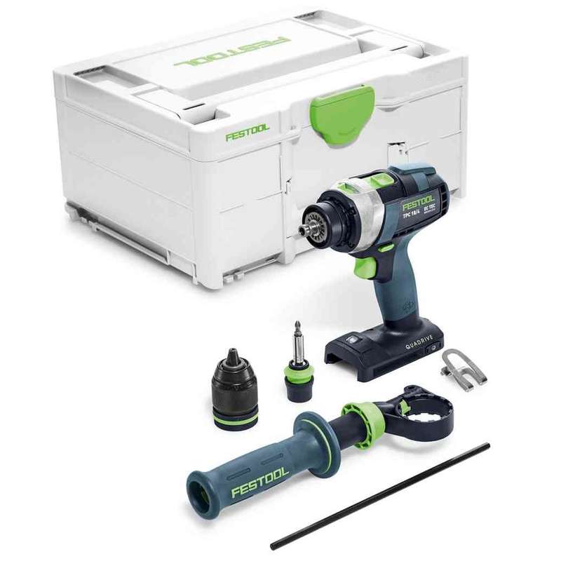 FESTOOL CORDLESS PRECUSSION DRILL TPC 18/4-BASIC - FES575604